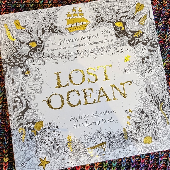 Lost Ocean an Inky Adventure & Colouring Book - Picture 1 of 12
